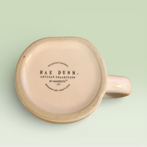 Rae Dunn "Cotton Tail Cutie" Mug w/ Light Green Interior - Picture 6 of 6